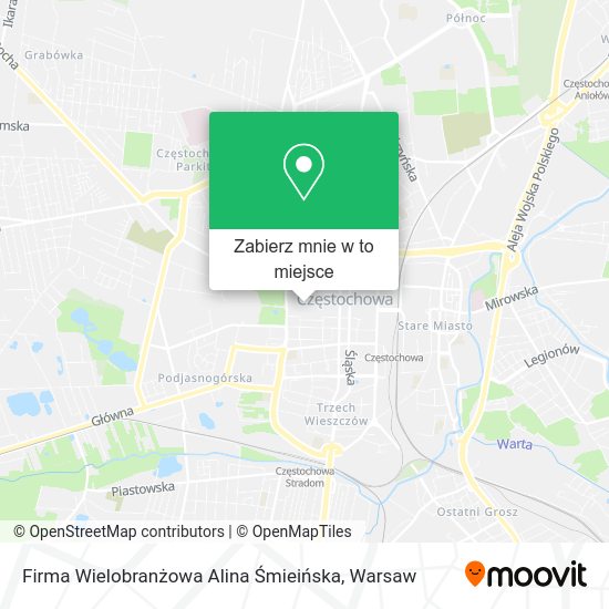 Mapa Firma Wielobranżowa Alina Śmieińska