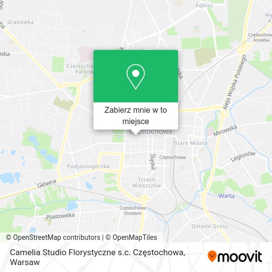 Mapa Camelia Studio Florystyczne s.c. Częstochowa