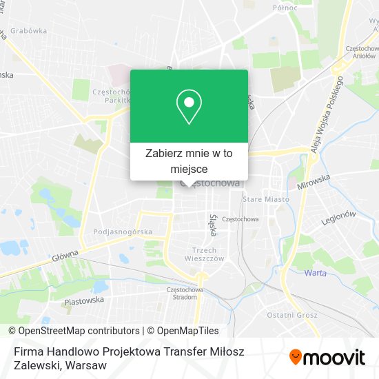 Mapa Firma Handlowo Projektowa Transfer Miłosz Zalewski