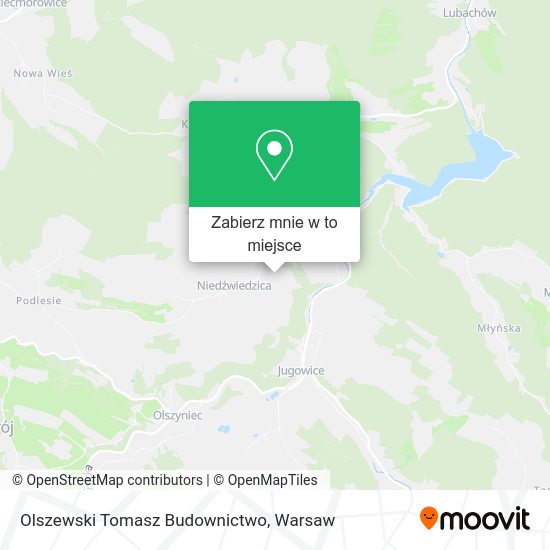 Mapa Olszewski Tomasz Budownictwo