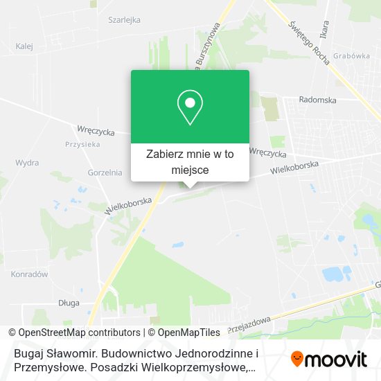 Mapa Bugaj Sławomir. Budownictwo Jednorodzinne i Przemysłowe. Posadzki Wielkoprzemysłowe