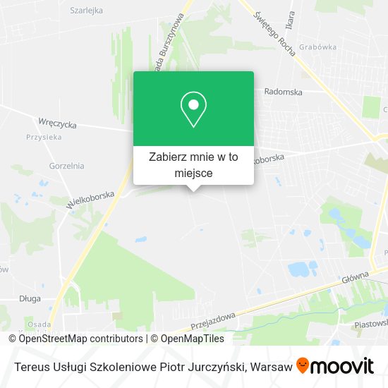 Mapa Tereus Usługi Szkoleniowe Piotr Jurczyński