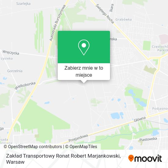 Mapa Zakład Transportowy Ronat Robert Marjankowski