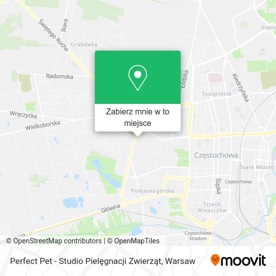 Mapa Perfect Pet - Studio Pielęgnacji Zwierząt