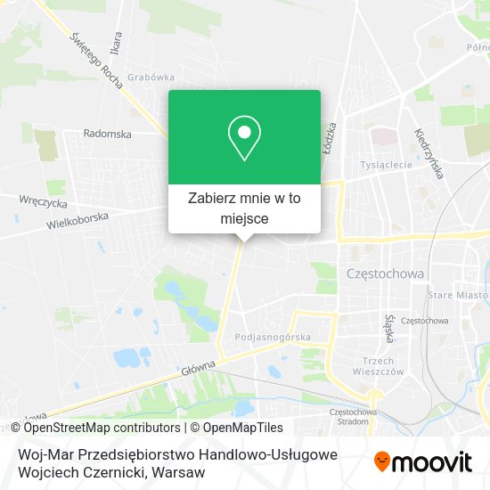 Mapa Woj-Mar Przedsiębiorstwo Handlowo-Usługowe Wojciech Czernicki