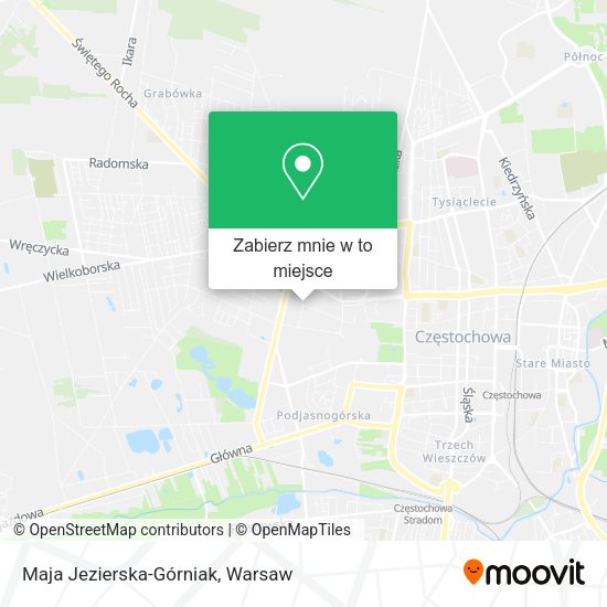 Mapa Maja Jezierska-Górniak