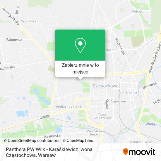 Mapa Panthera PW Wilk - Karaśkiewicz Iwona Częstochowa