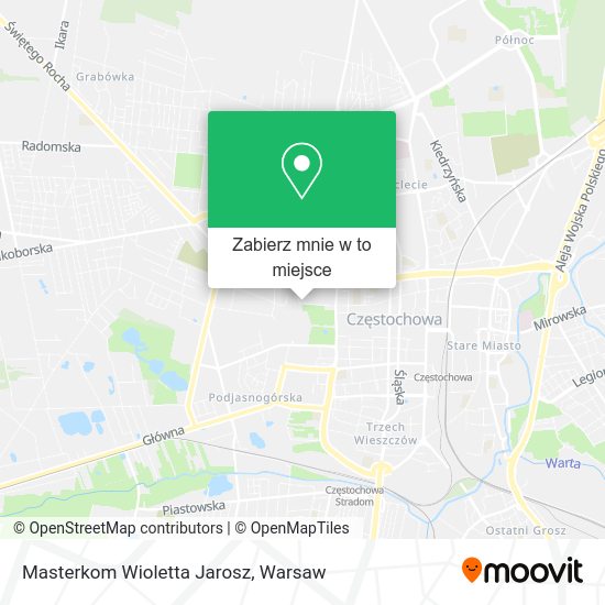 Mapa Masterkom Wioletta Jarosz