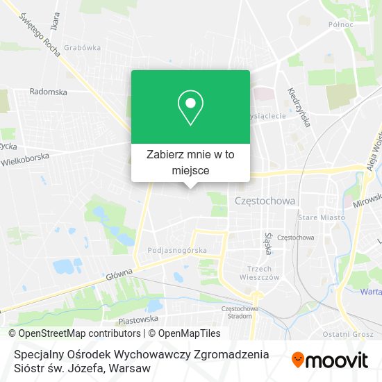 Mapa Specjalny Ośrodek Wychowawczy Zgromadzenia Sióstr św. Józefa