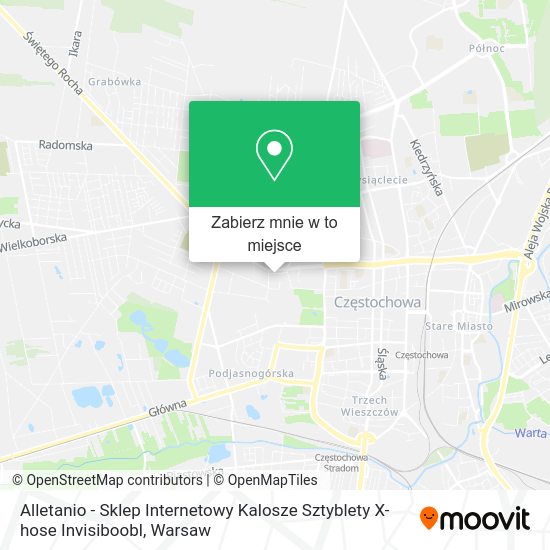 Mapa Alletanio - Sklep Internetowy Kalosze Sztyblety X-hose Invisiboobl