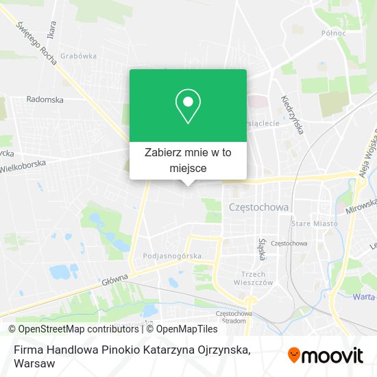 Mapa Firma Handlowa Pinokio Katarzyna Ojrzynska