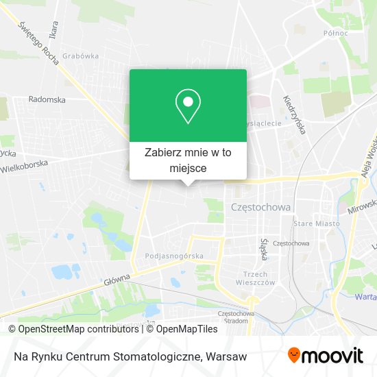 Mapa Na Rynku Centrum Stomatologiczne