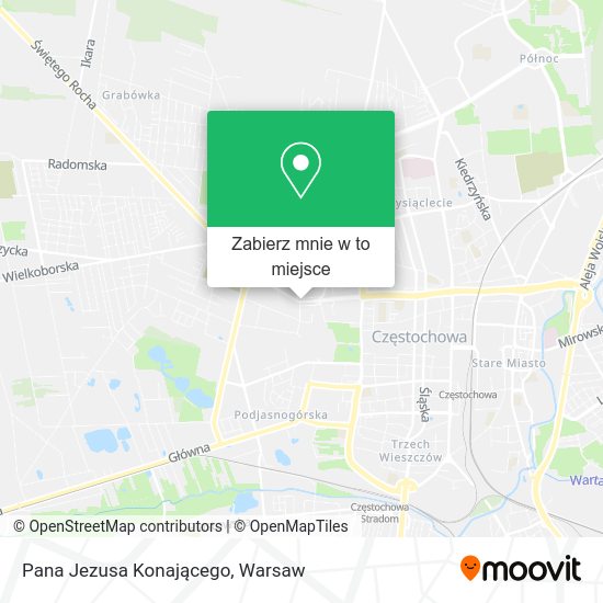 Mapa Pana Jezusa Konającego