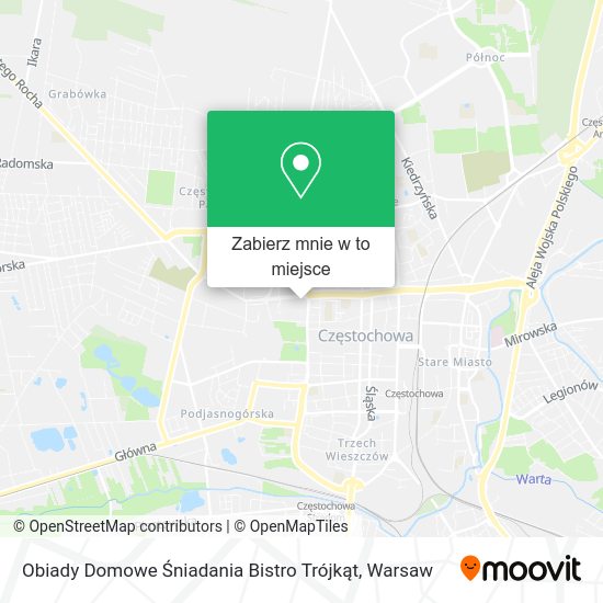 Mapa Obiady Domowe Śniadania Bistro Trójkąt