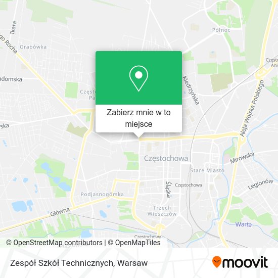 Mapa Zespół Szkół Technicznych