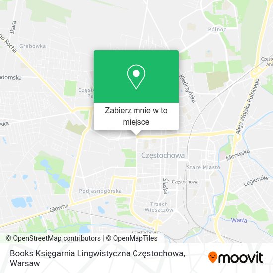 Mapa Books Księgarnia Lingwistyczna Częstochowa