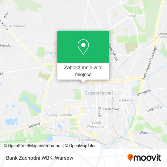 Mapa Bank Zachodni WBK