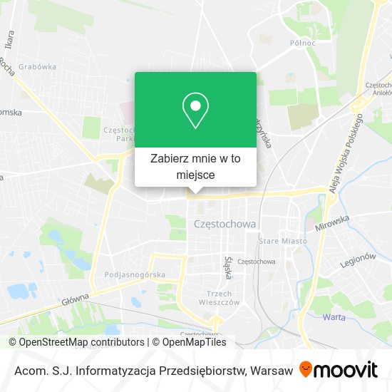 Mapa Acom. S.J. Informatyzacja Przedsiębiorstw