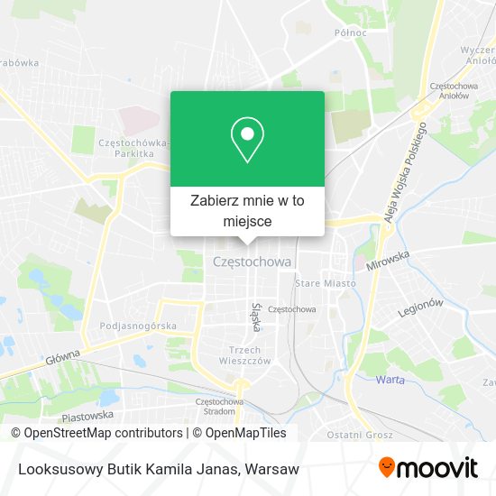 Mapa Looksusowy Butik Kamila Janas