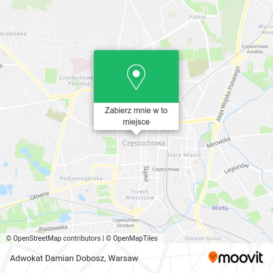 Mapa Adwokat Damian Dobosz