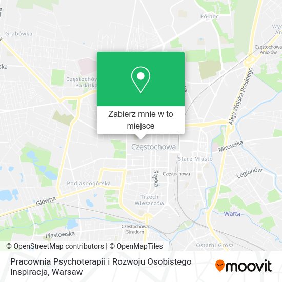 Mapa Pracownia Psychoterapii i Rozwoju Osobistego Inspiracja