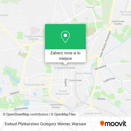 Mapa Ewbud Płytkarstwo Grzegorz Werner