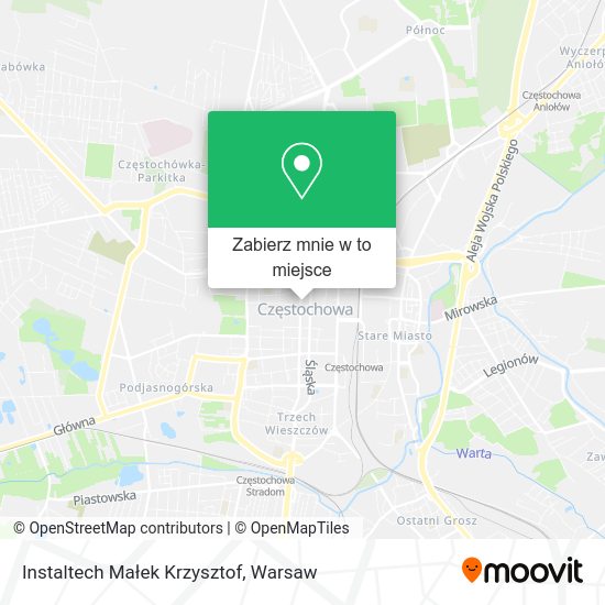 Mapa Instaltech Małek Krzysztof