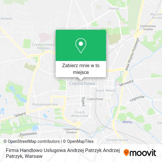 Mapa Firma Handlowo Usługowa Andrzej Patrzyk Andrzej Patrzyk