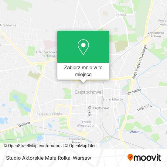 Mapa Studio Aktorskie Mała Rolka