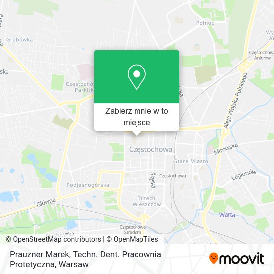 Mapa Prauzner Marek, Techn. Dent. Pracownia Protetyczna