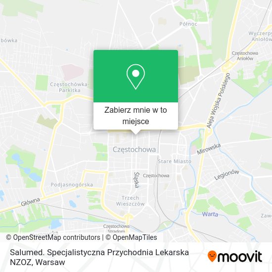 Mapa Salumed. Specjalistyczna Przychodnia Lekarska NZOZ