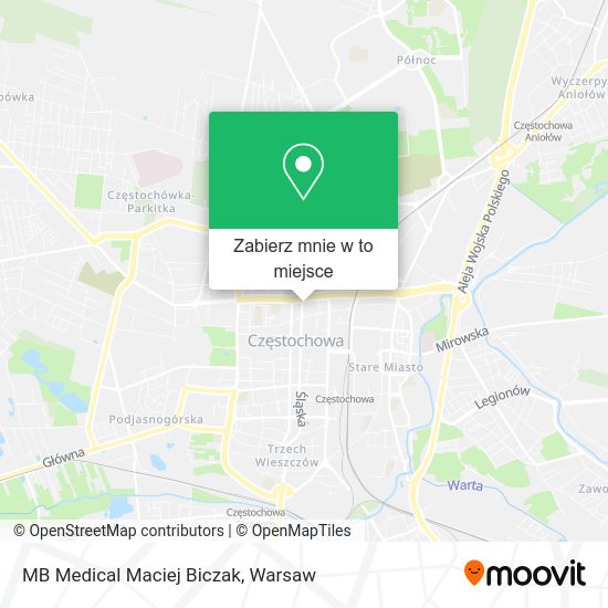 Mapa MB Medical Maciej Biczak