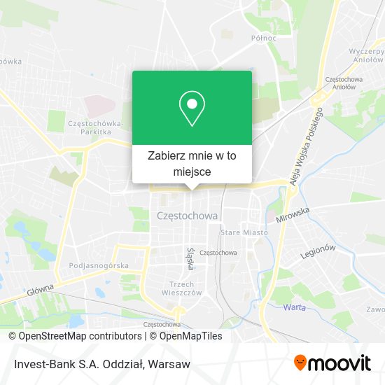 Mapa Invest-Bank S.A. Oddział