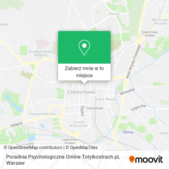 Mapa Poradnia Psychologiczna Online Totylkostrach.pl