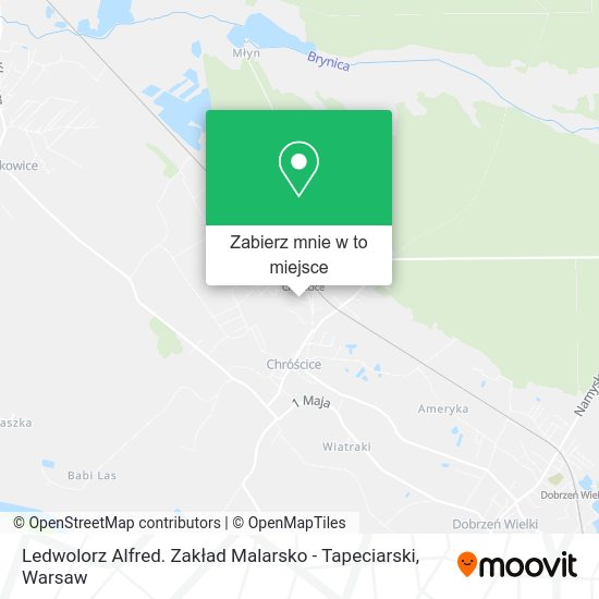 Mapa Ledwolorz Alfred. Zakład Malarsko - Tapeciarski