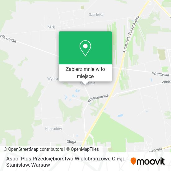 Mapa Aspol Plus Przedsiębiorstwo Wielobranżowe Chłąd Stanisław