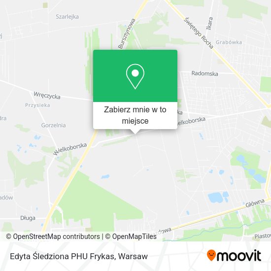 Mapa Edyta Śledziona PHU Frykas