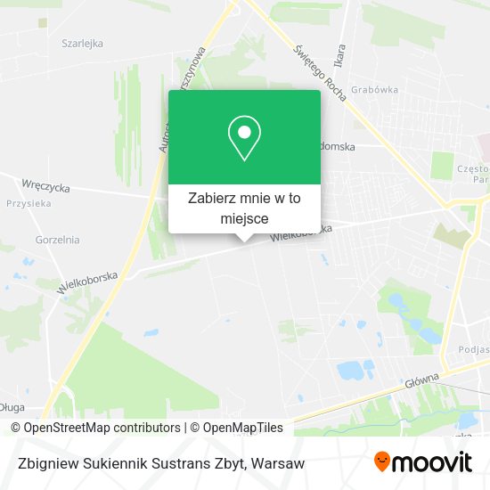 Mapa Zbigniew Sukiennik Sustrans Zbyt