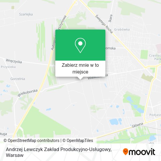 Mapa Andrzej Lewczyk Zakład Produkcyjno-Usługowy