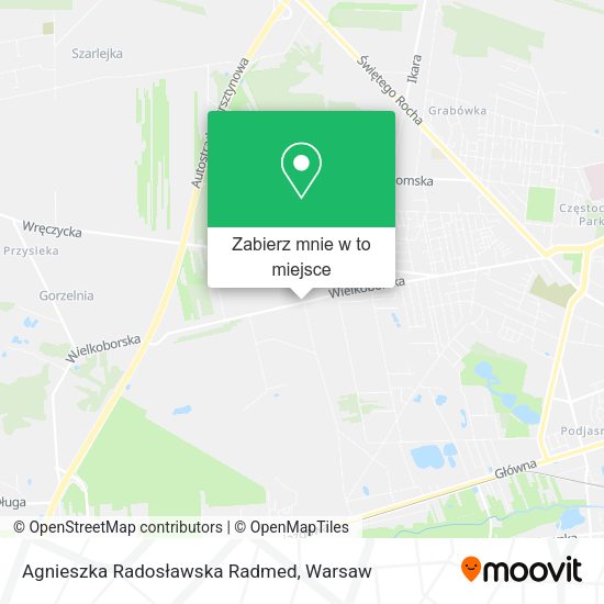 Mapa Agnieszka Radosławska Radmed