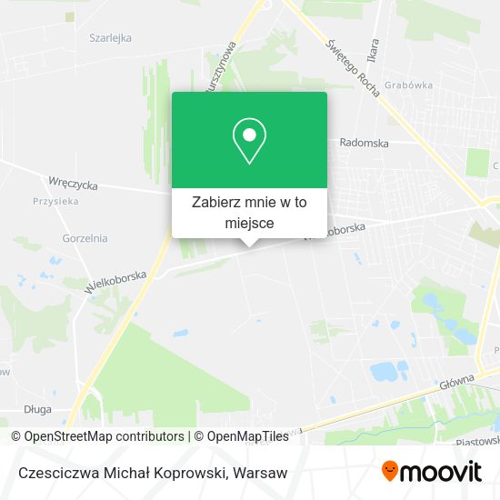 Mapa Czesciczwa Michał Koprowski