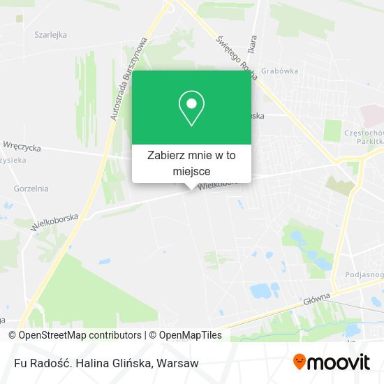 Mapa Fu Radość. Halina Glińska