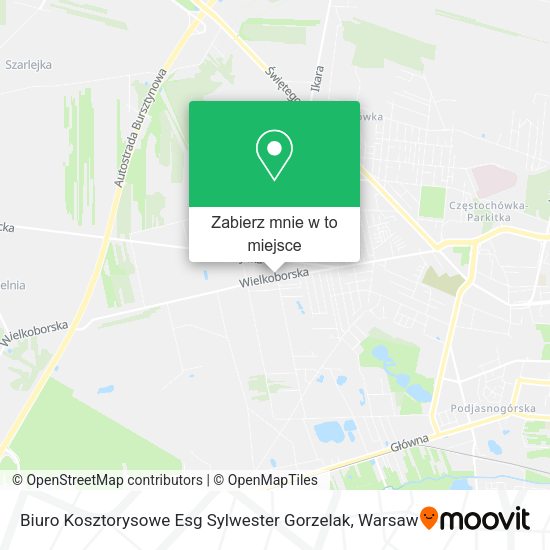 Mapa Biuro Kosztorysowe Esg Sylwester Gorzelak