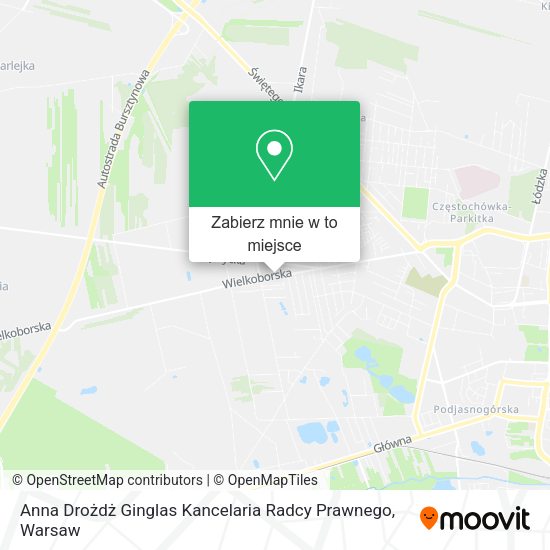 Mapa Anna Drożdż Ginglas Kancelaria Radcy Prawnego