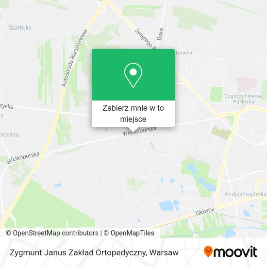 Mapa Zygmunt Janus Zakład Ortopedyczny