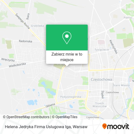 Mapa Helena Jedryka Firma Uslugowa Iga