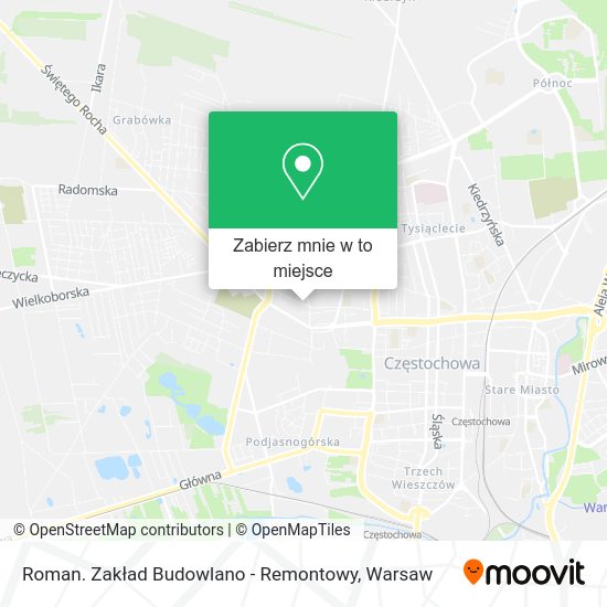 Mapa Roman. Zakład Budowlano - Remontowy