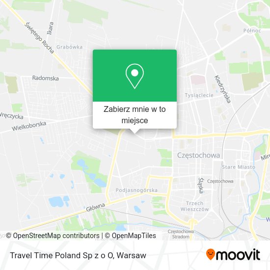 Mapa Travel Time Poland Sp z o O