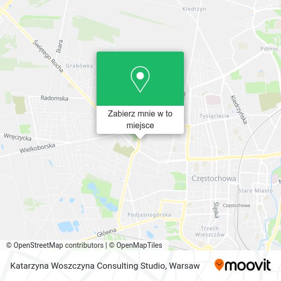 Mapa Katarzyna Woszczyna Consulting Studio