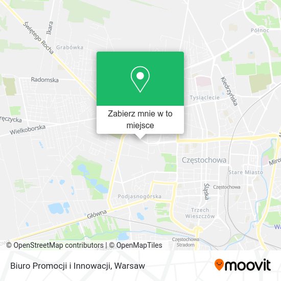 Mapa Biuro Promocji i Innowacji